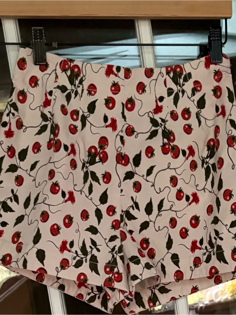 Anthropologie Maeve Tomato Shorts. Size 2